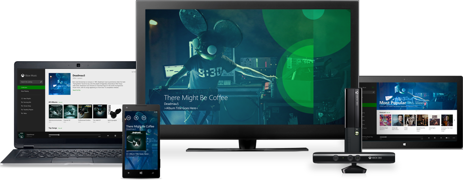 xbox music launches on ios and android free streaming comes to web version image 1