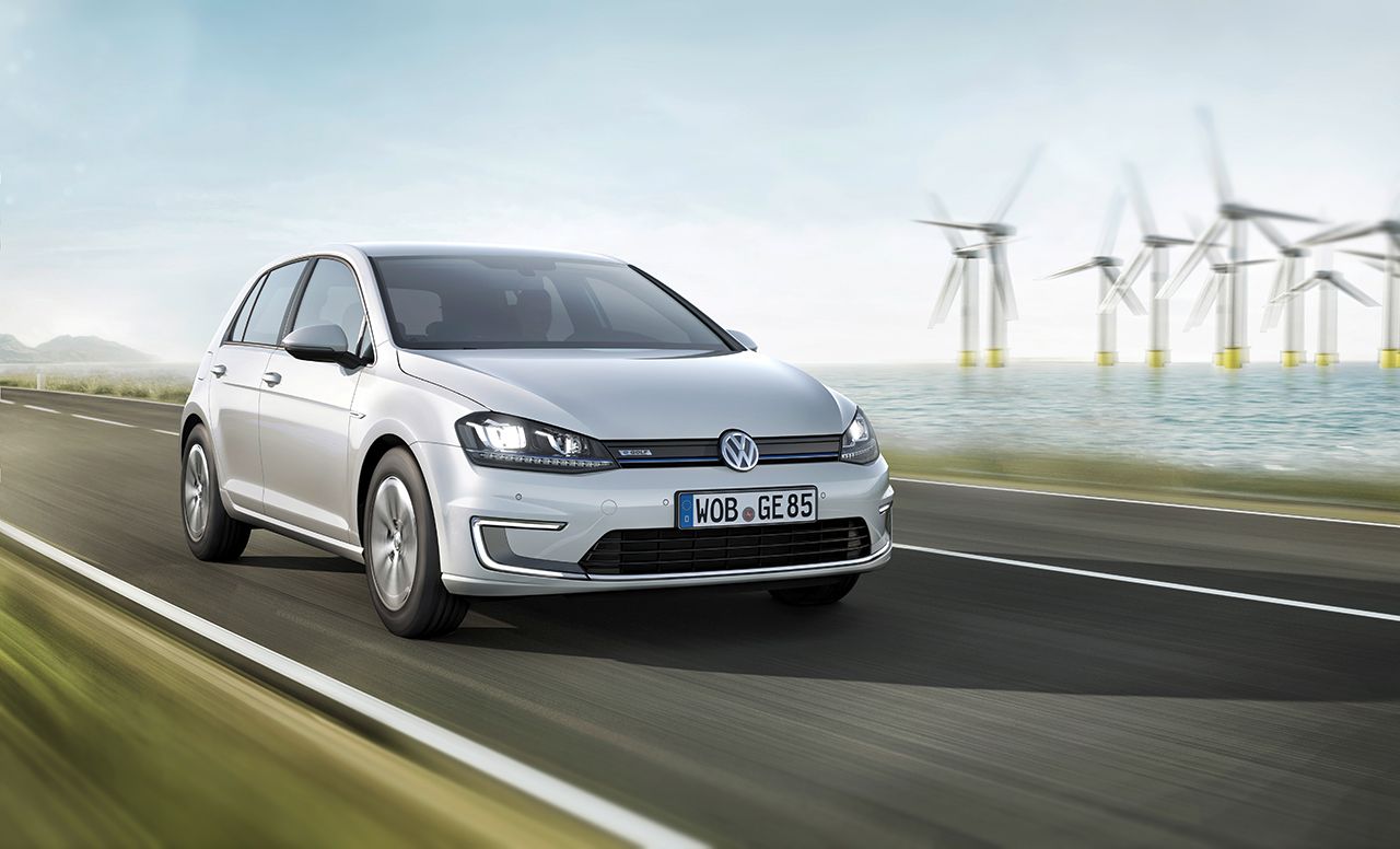 vw unveils electric e golf and e up cars with 190 km range and 2 76 100 km running cost image 2