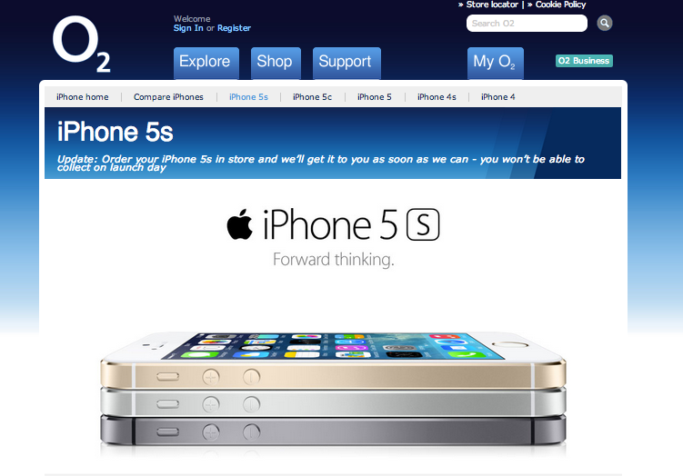 o2 no iphone 5s stock on launch day customers may have to wait until november image 1