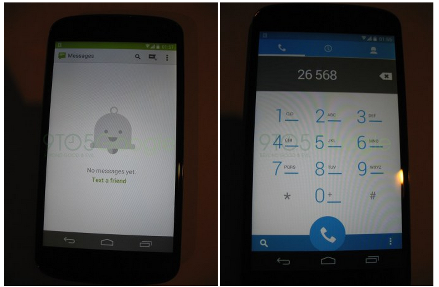 android 4 4 kitkat user interface allegedly leaks image 1