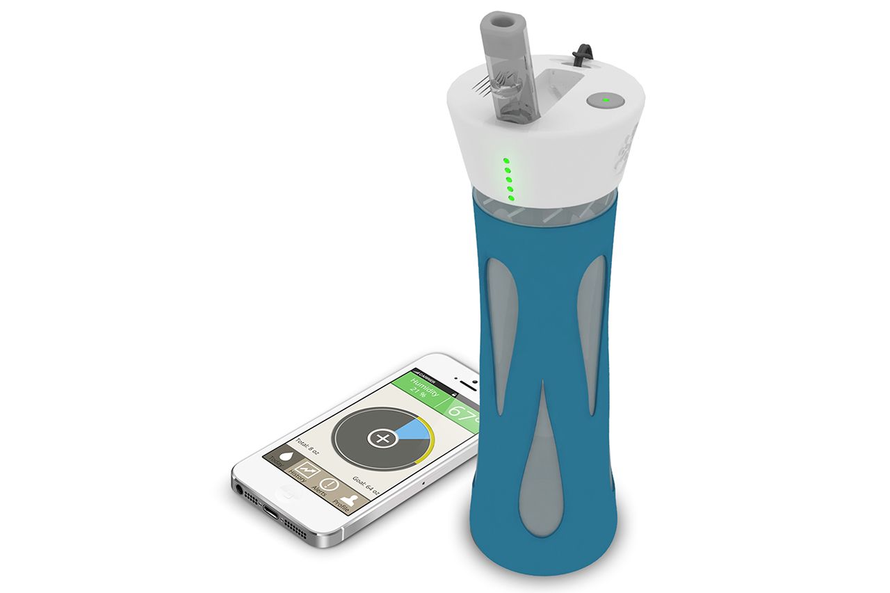 blufit smart water bottle tracks your drinking habits and guides you to perfect hydration image 1