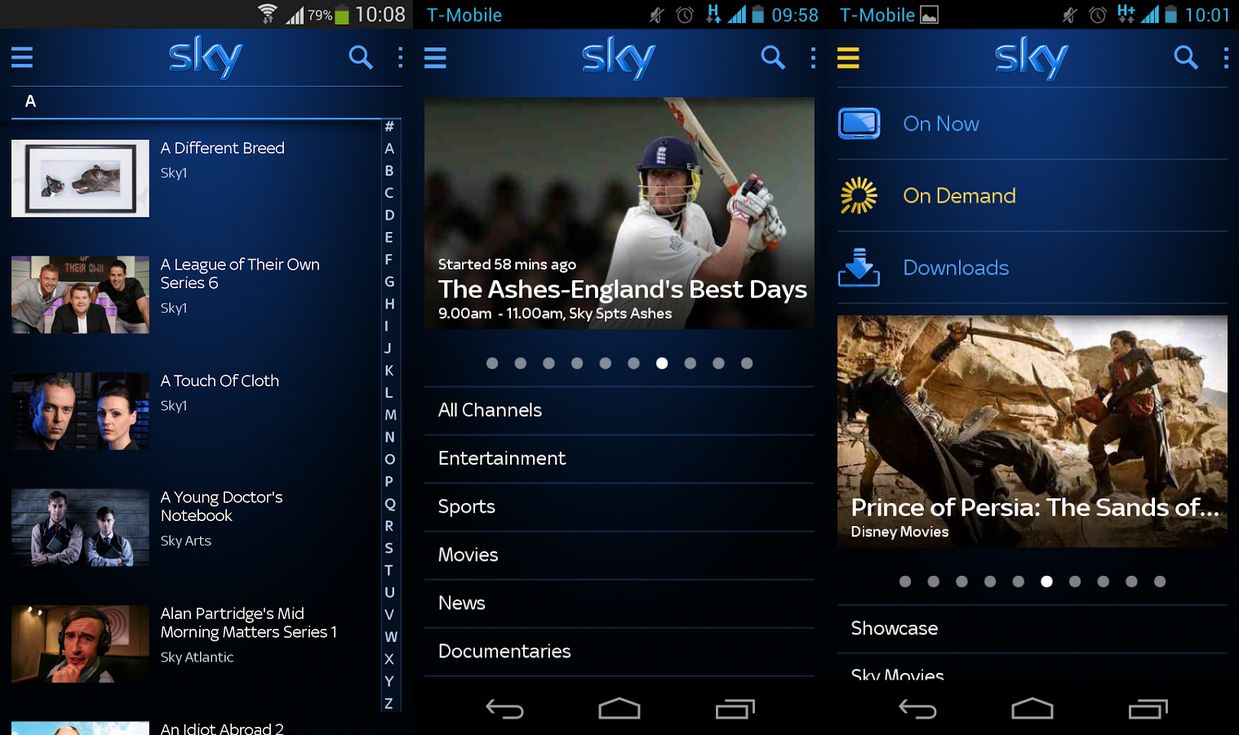 sky expands number of android devices supported by sky go includes note 3 lg g2 xperia z1 image 1