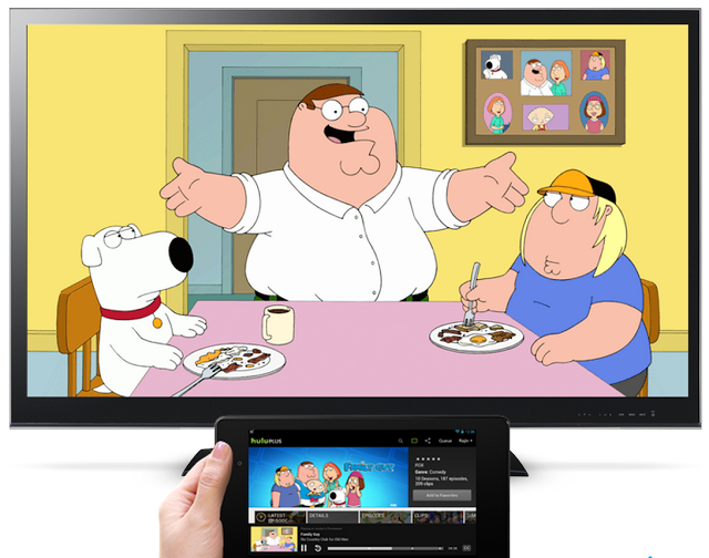 hulu plus app now supports chromecast just in time for us autumn television season image 1