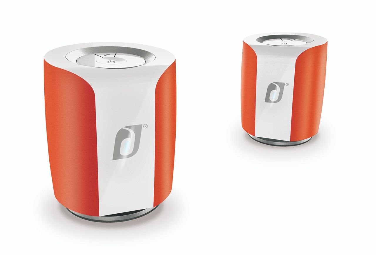 damson jet compact speakers deliver wireless stereo sound via bluetooth image 1