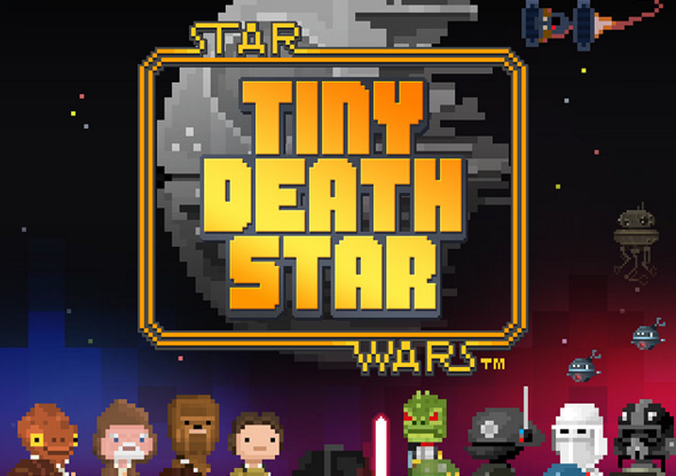 star wars themed tiny death star mobile game teased disney mobile and nimblebit team up for 8 bit title image 1