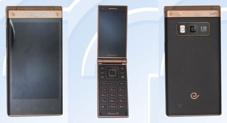 new samsung flip phone sm w2014 arrives without warning with snapdragon 800 processor image 1