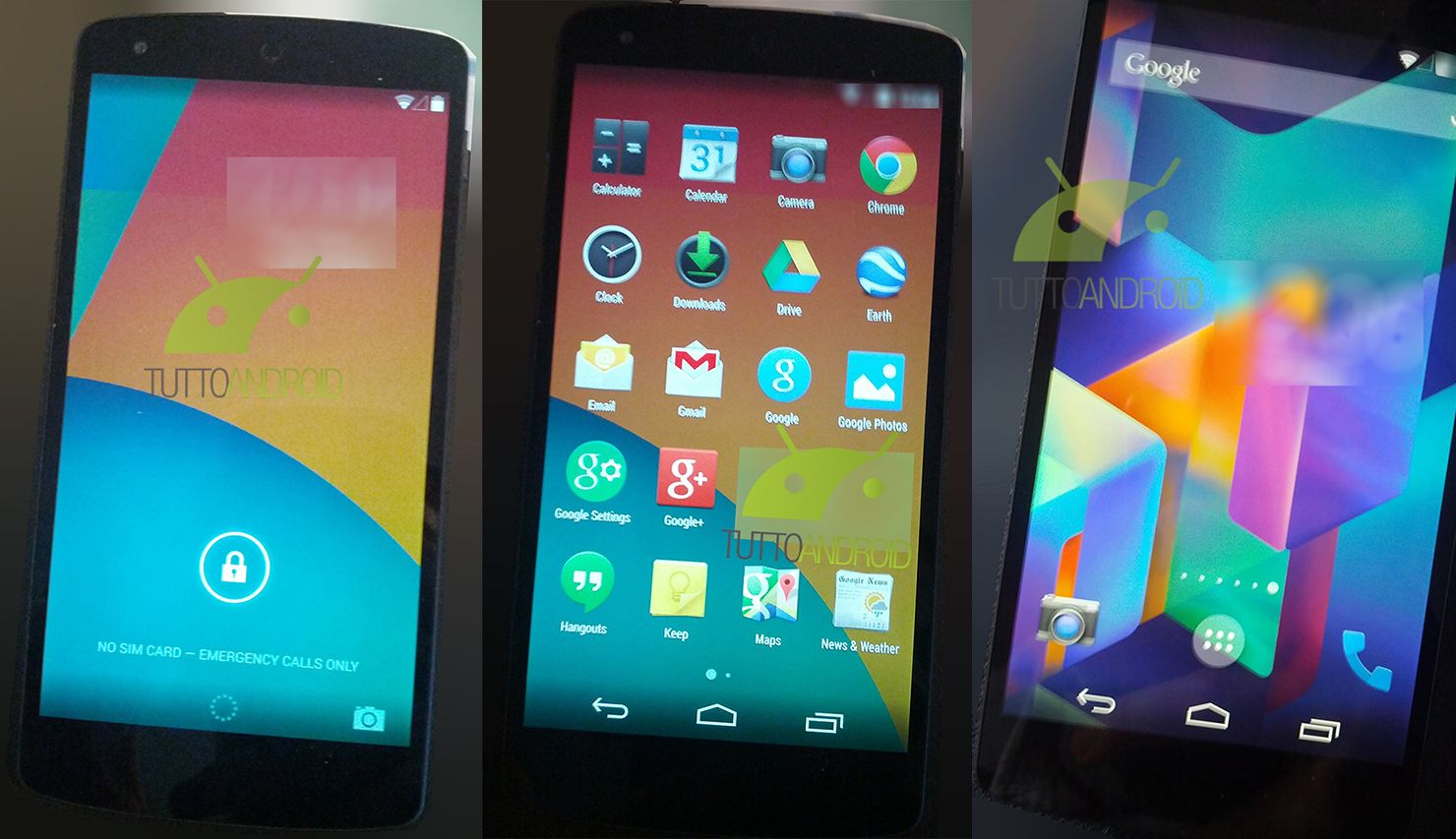 new nexus 5 pictures show android 4 4 kitkat in full swing image 1