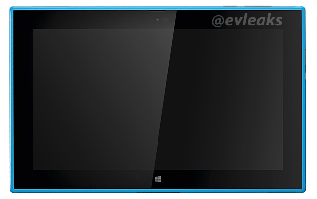 first press shot of nokia s lumia 2520 tablet leaks in cyan blue ahead of 22 october event image 1