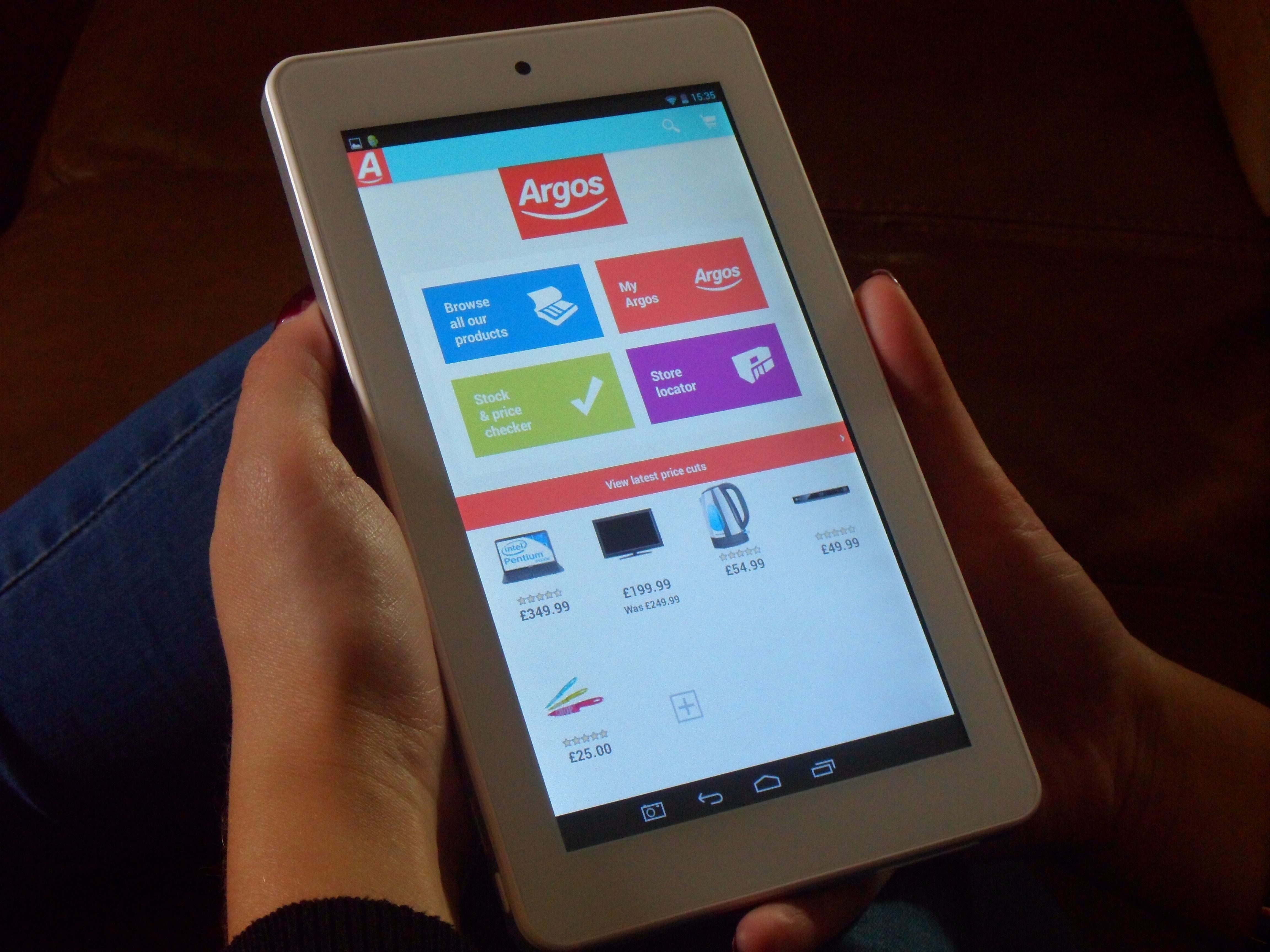 argos mytablet with android 4 2 2 to launch 16 october for 100 image 1