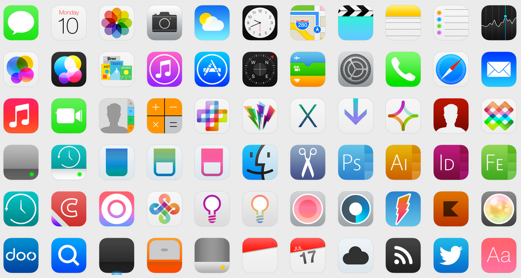 icon theme pack brings ios 7 to os x since apple won t image 1