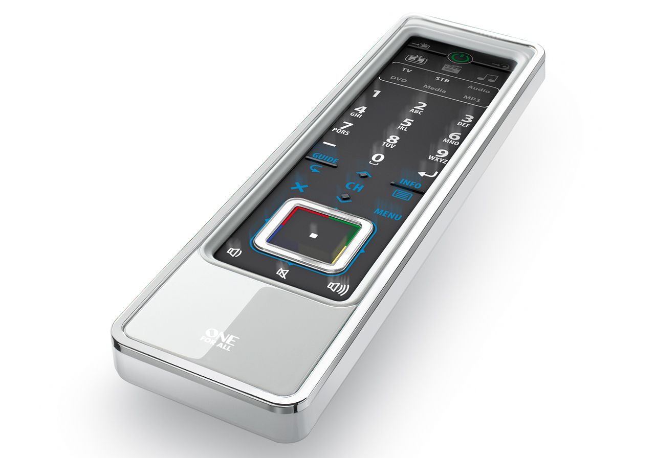 one for all infinity universal remote takes on mobile apps with its intelligent keys image 1