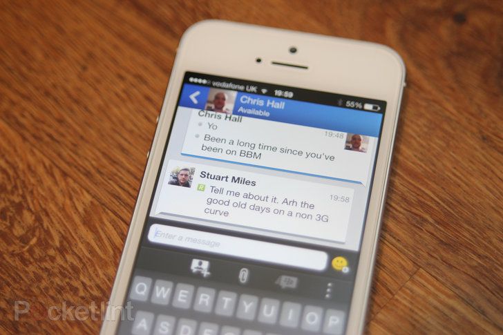 bbm for iphone and android launch adds 20m users in one week plans in app ads image 1
