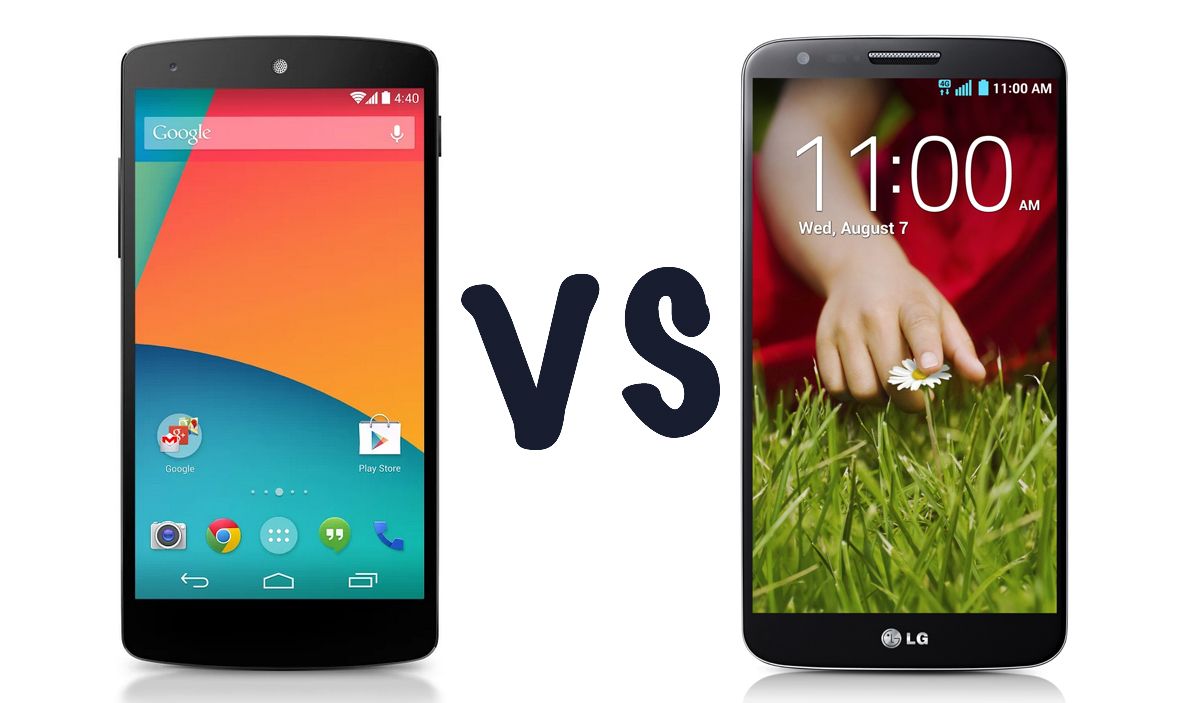 google nexus 5 vs lg g2 what s the difference  image 1