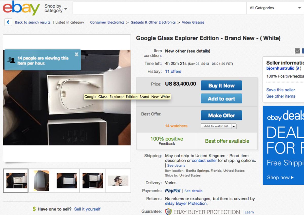 buy your very own google glass right now on ebay image 1