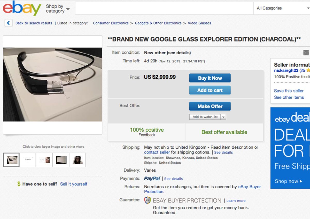 buy your very own google glass right now on ebay image 2