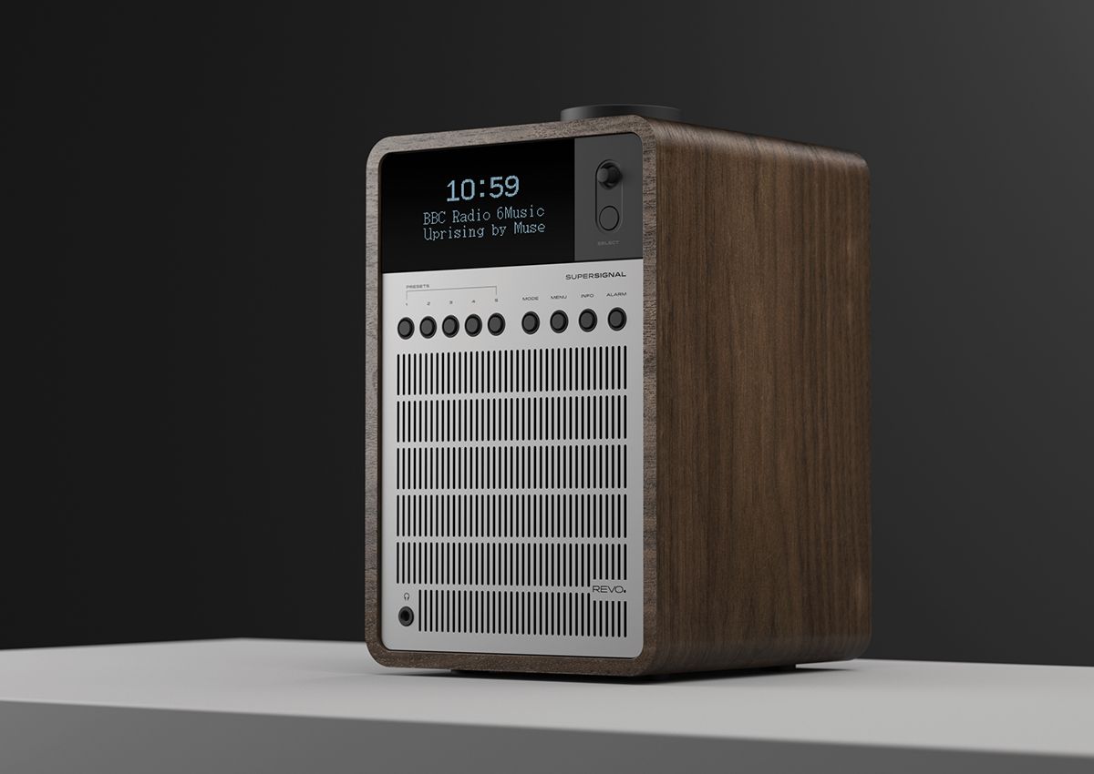 revo supersignal dab bluetooth radio brings retro style to modern tech image 1