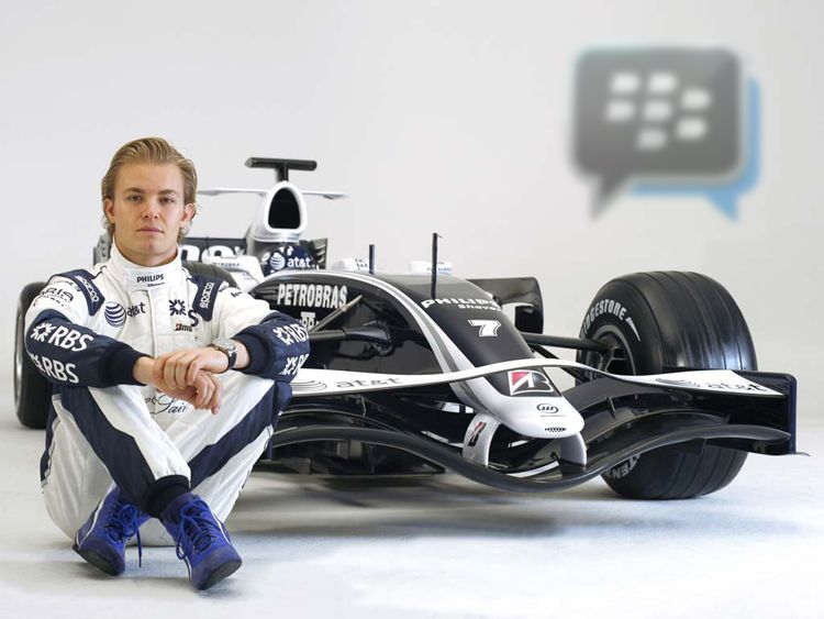 formula one driver nico rosberg to use bbm channels for q a with fans update  image 1