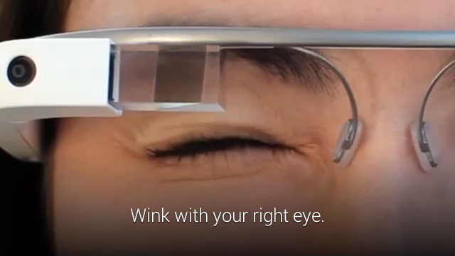 google glass now lets you wink to capture photos image 1