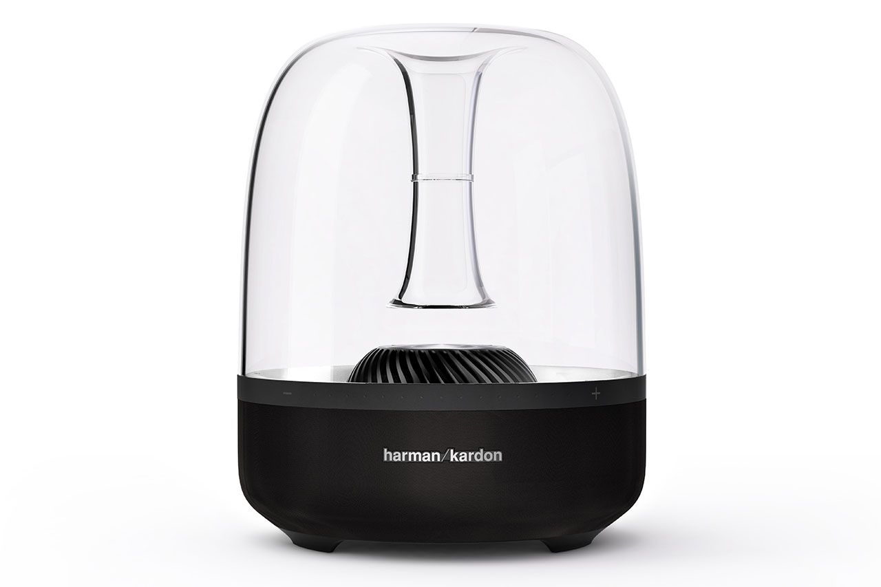harman kardon aura wireless speaker system offers omnidirectional oomph and alien looks image 1