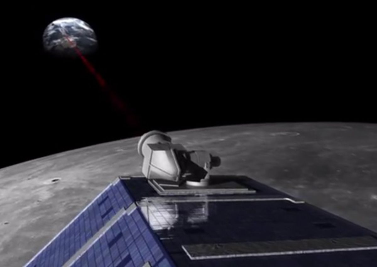 nasa uses lasers to communicate gigabytes with the moon image 1