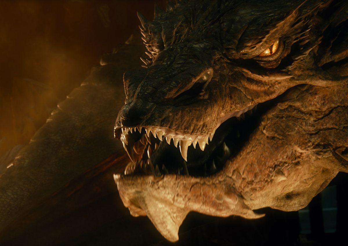 the new hobbit movie saw weta digital make smaug larger than a 747 in one scene yet use gopros in another image 1