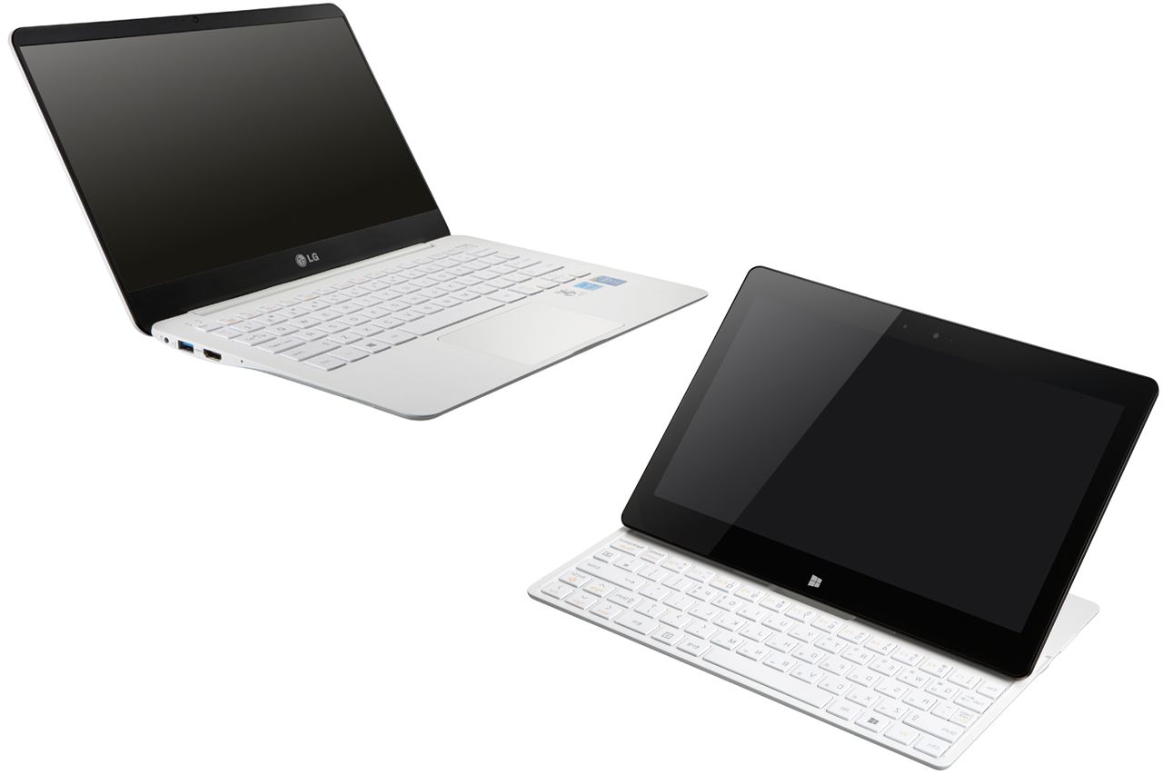 lg will show off streamlined ultra pc laptop and tab book 2 hybrid tablet next week at ces image 1