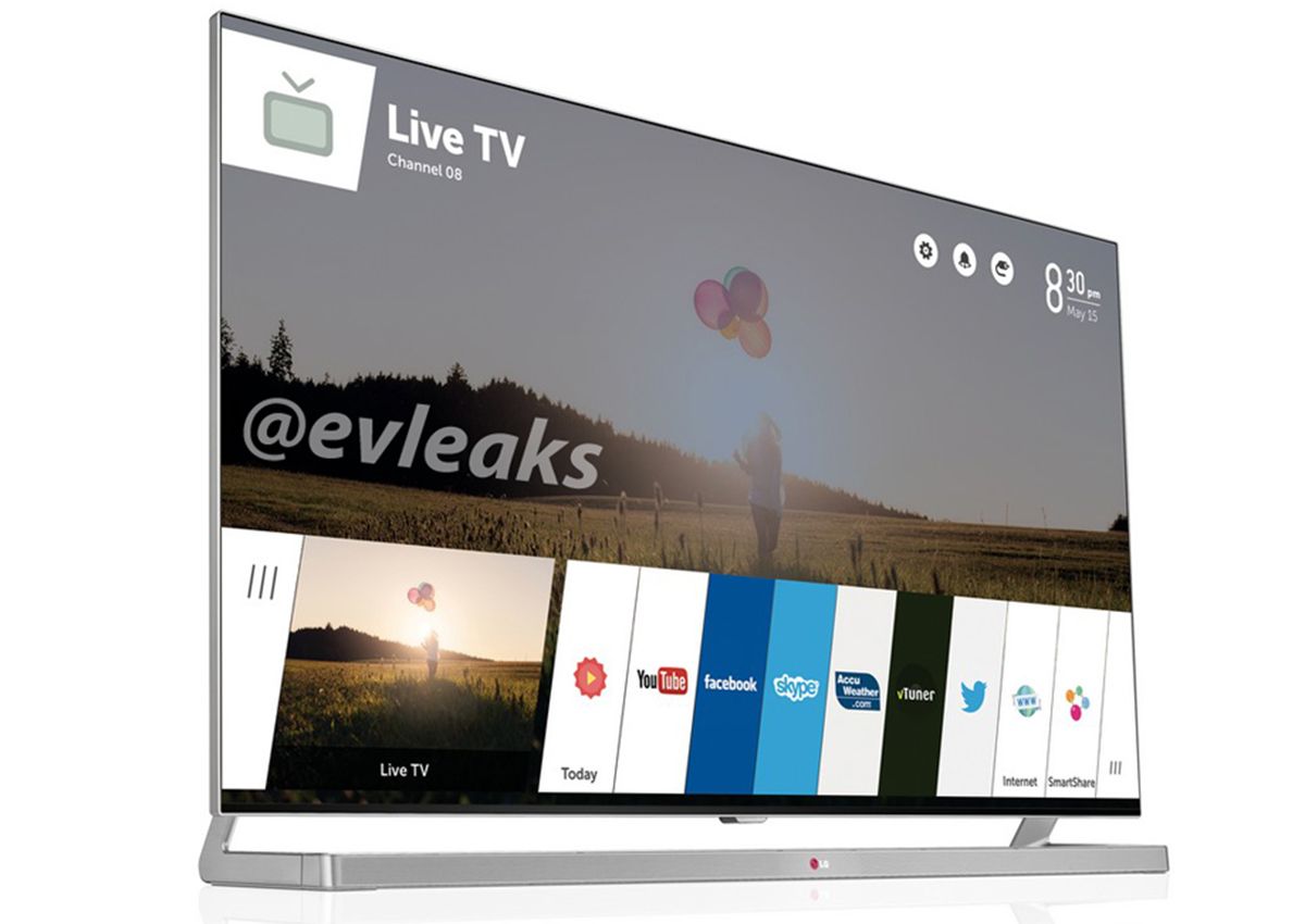 lg webos tv with sleek card based operating system leaks ahead of ces image 1