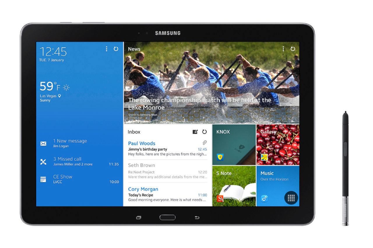 samsung announces 12 2 inch galaxy note pro image 1