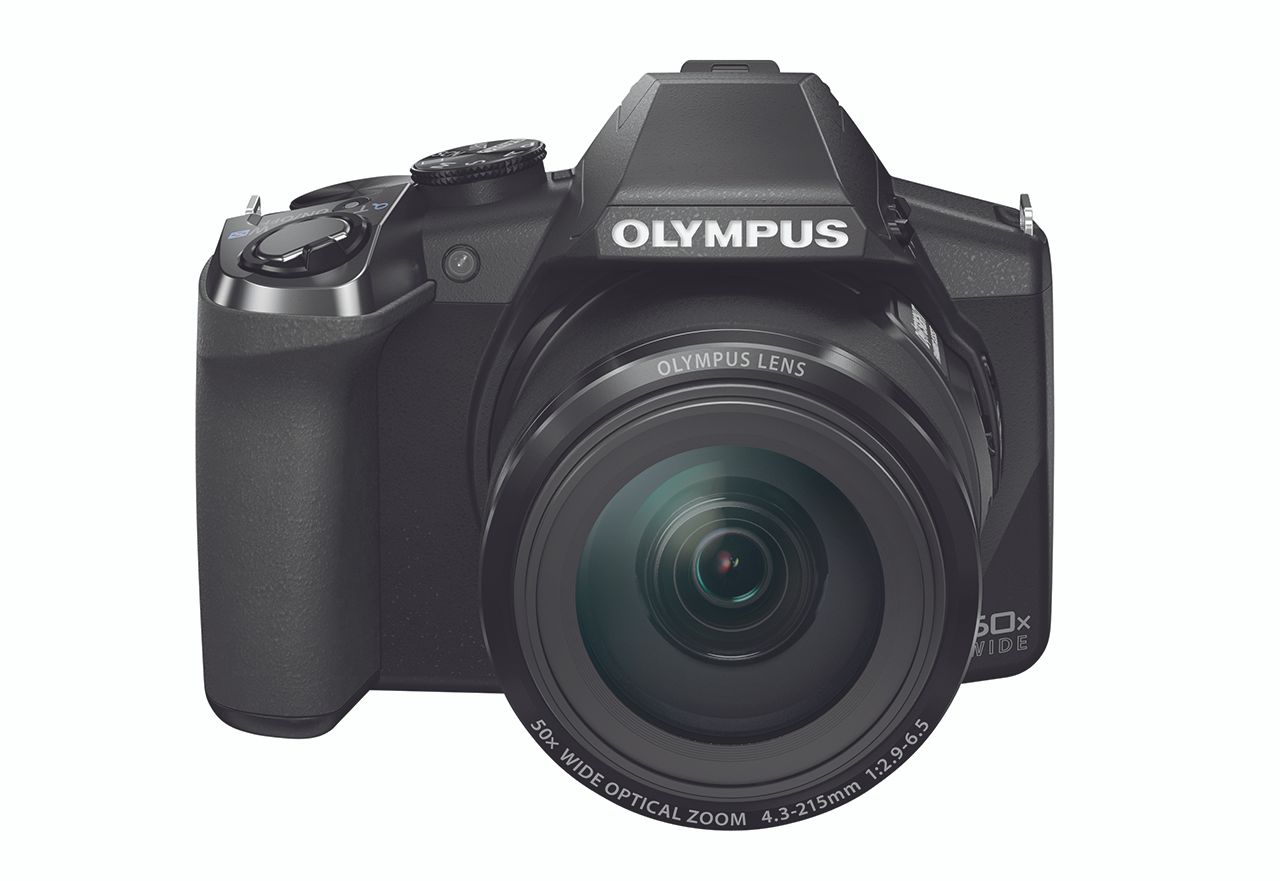 olympus stylus sp 100ee eagle eye superzoom camera adds dot sight targeting feature image 1