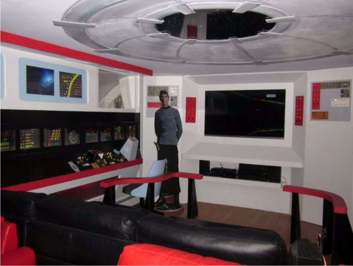 obsessed star trek fan spends 18 000 to transform basement into starship enterprise image 9