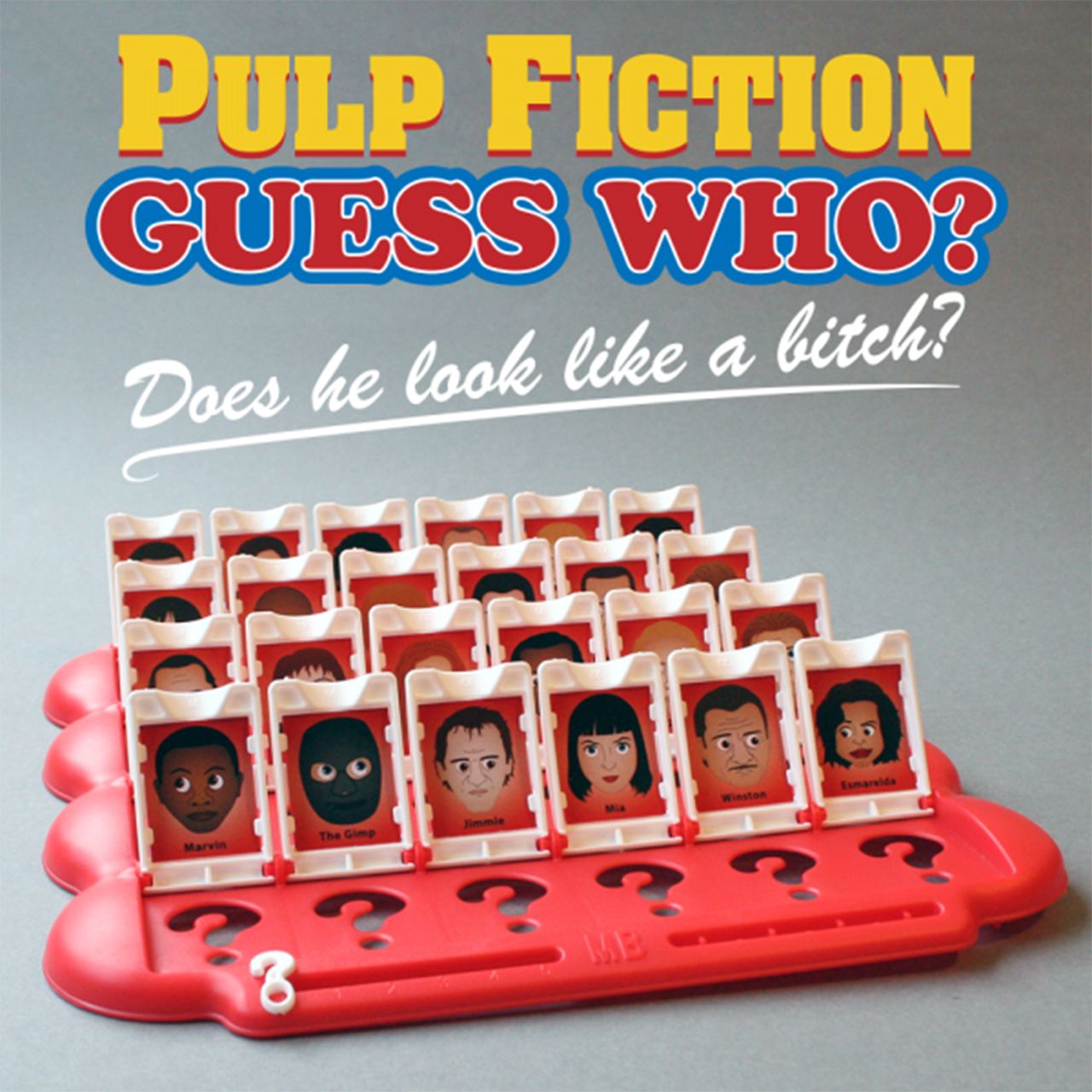 pulp fiction guess who game spotted in time for toy fair 2014 image 1