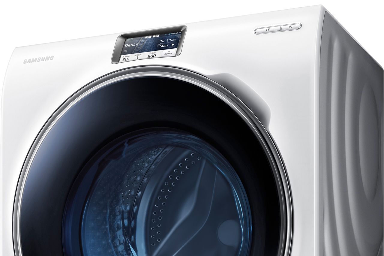 samsung s ww9000 smart washing machine lets you control your laundry remotely image 1