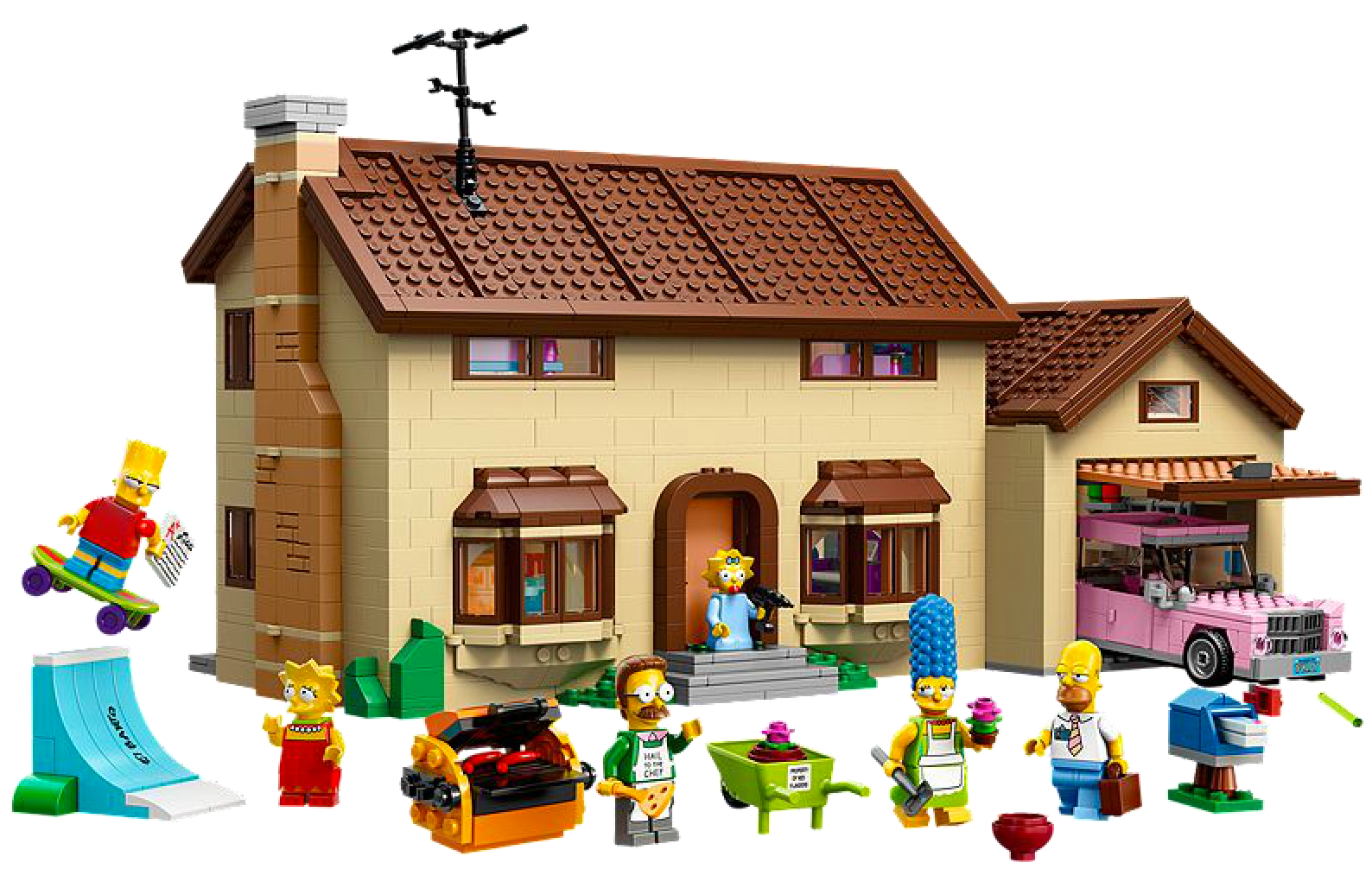 the simpsons house lego now available to buy homer and the gang for 179 image 1