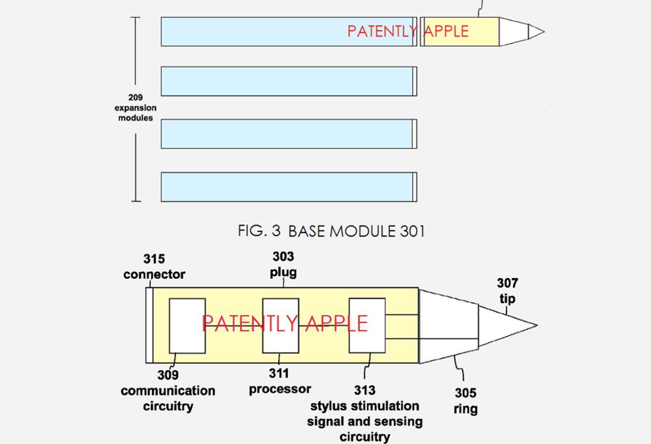 apple ipen patents suggest projector camera laser and recorder modules image 2