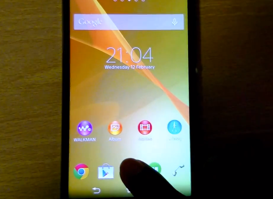 sony xperia z2 sirius running android 4 4 and sony ui features leaked in video image 1