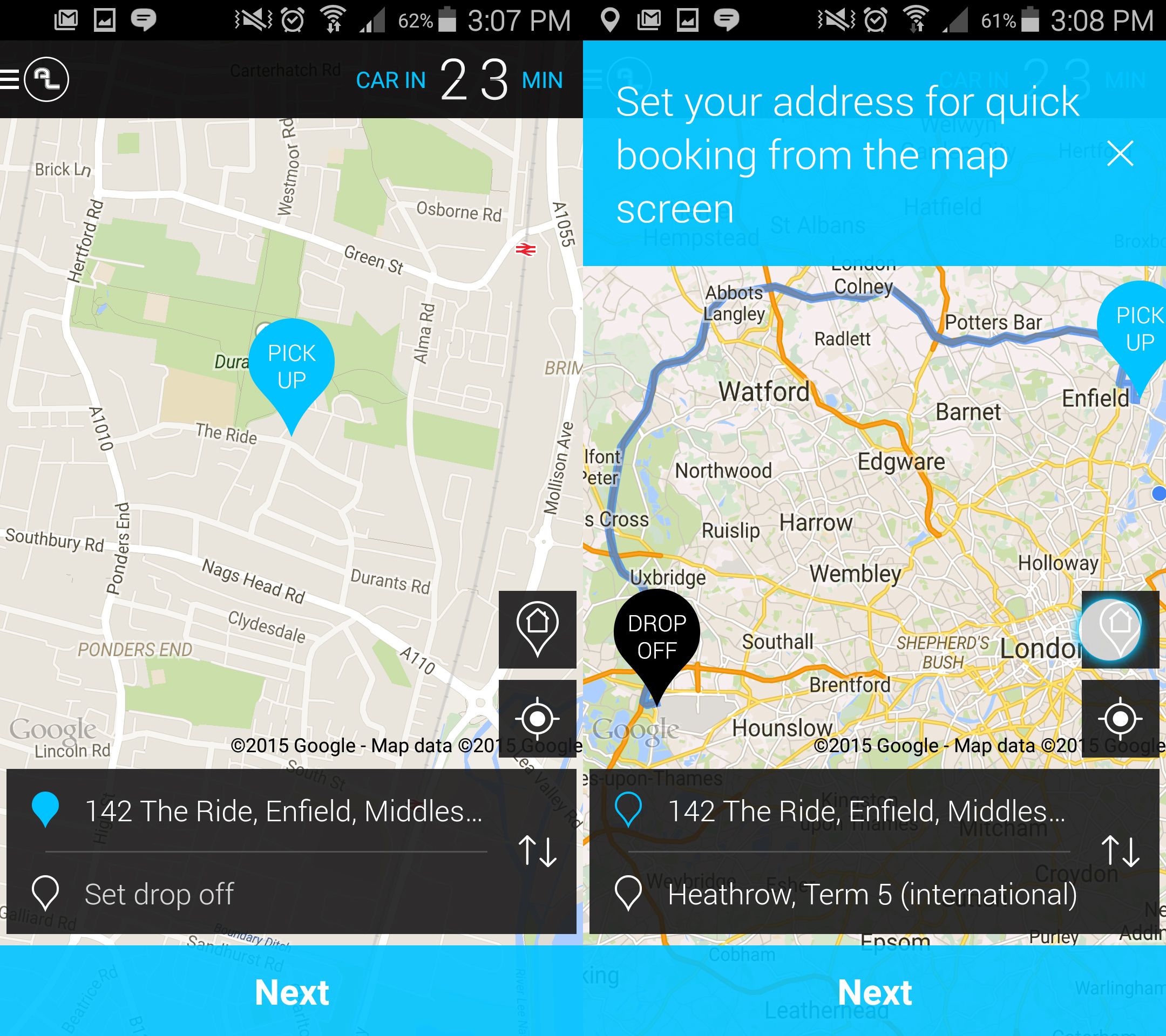 addison lee app review order or pre book minicabs with ease hands on image 8
