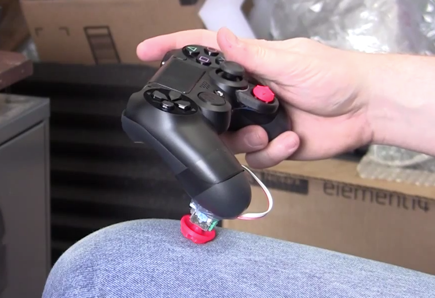Watch modder Ben a PS4 controller for single-handed includes 3D-printed parts
