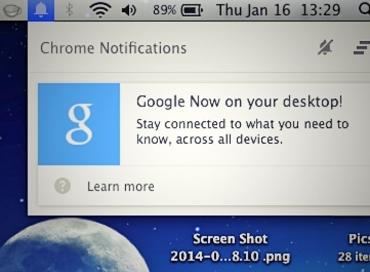 google s chrome desktop browser finally adds google now cards and notifications image 1