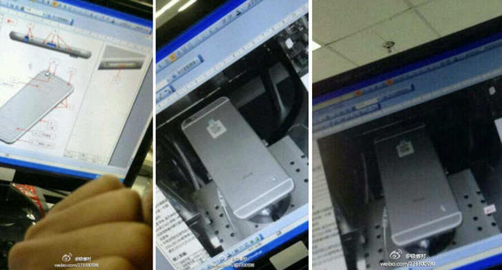 leaked iphone 6 photos from foxconn plant show much thinner phone image 1