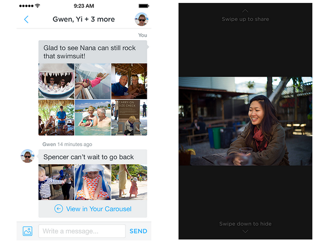 dropbox carousel app unveils for android and ios letting you back up view and share photos image 1
