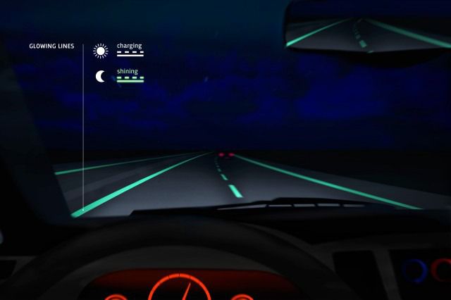 glow in the dark roads light up the netherlands like tron image 1