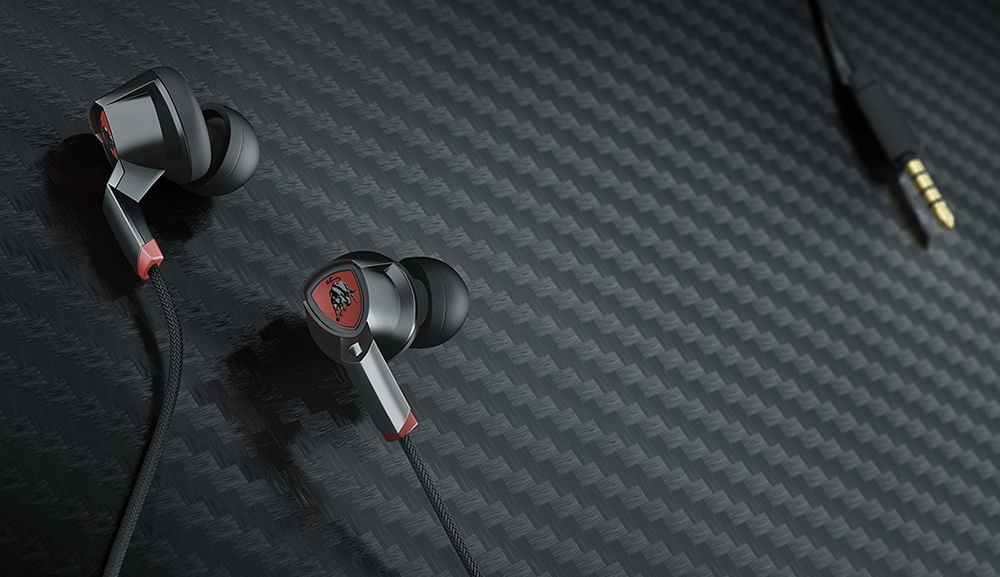 tonino lamborghini in ear headphones designed for high quality sound even during sport image 1