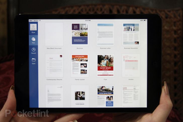 microsoft office for ipad update includes printing options for each app and more image 1