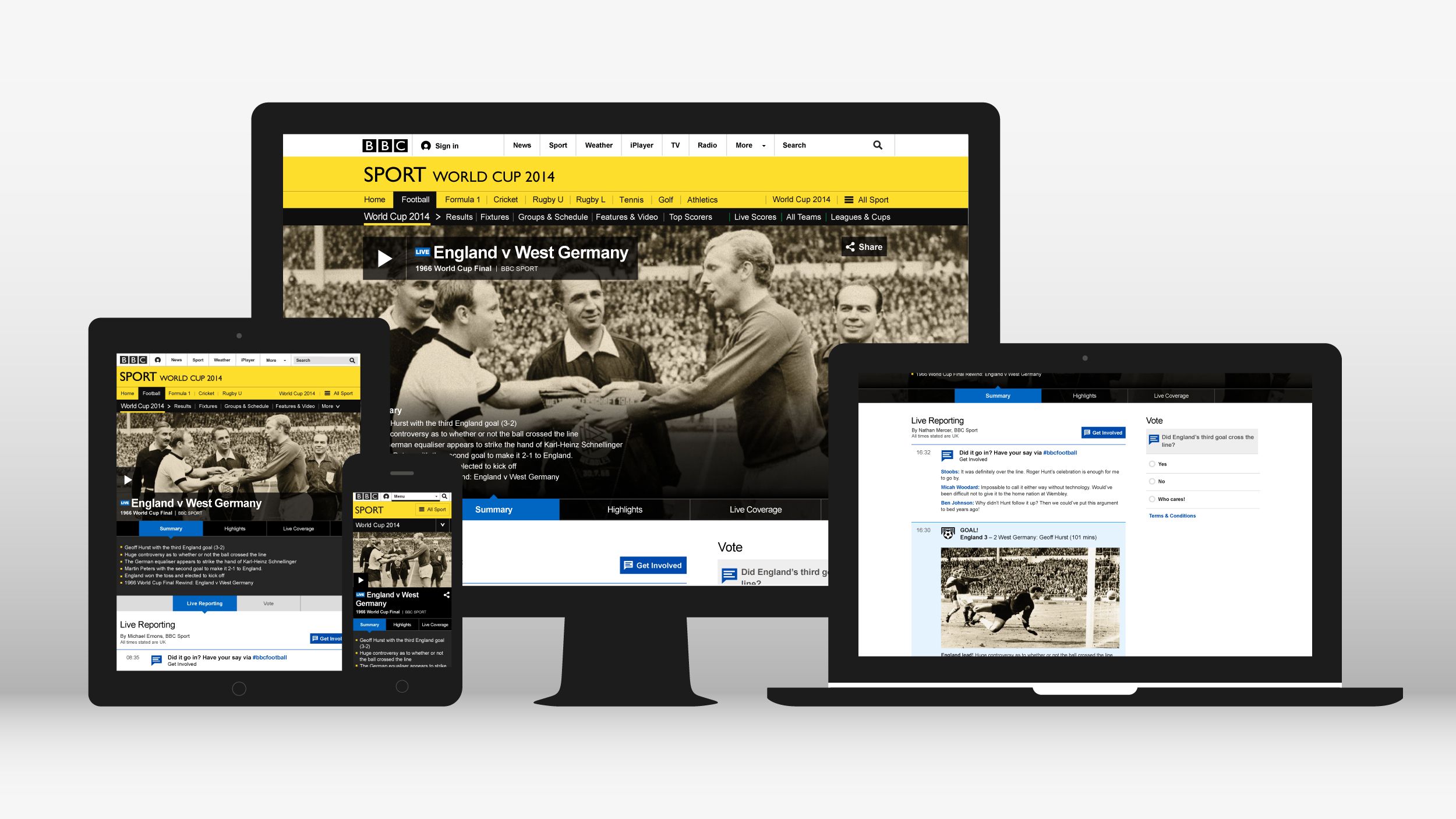 bbc sport will let you relive 1966 world cup glory re imagined for the digital age image 2