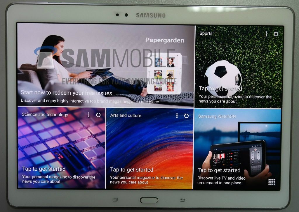 leaked photos of samsung galaxy tab s show galaxy s5 like 10 5 inch tablet image 1