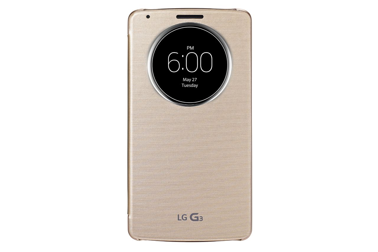 lg releases official pictures of its lg g3 smartphone encased in the quickcircle case image 1