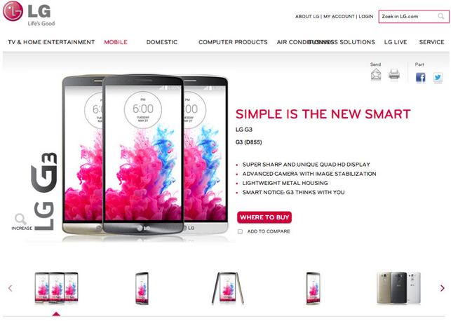 lg g3 flagship fully leaked by dutch lg website ahead of 27 may unveiling image 1
