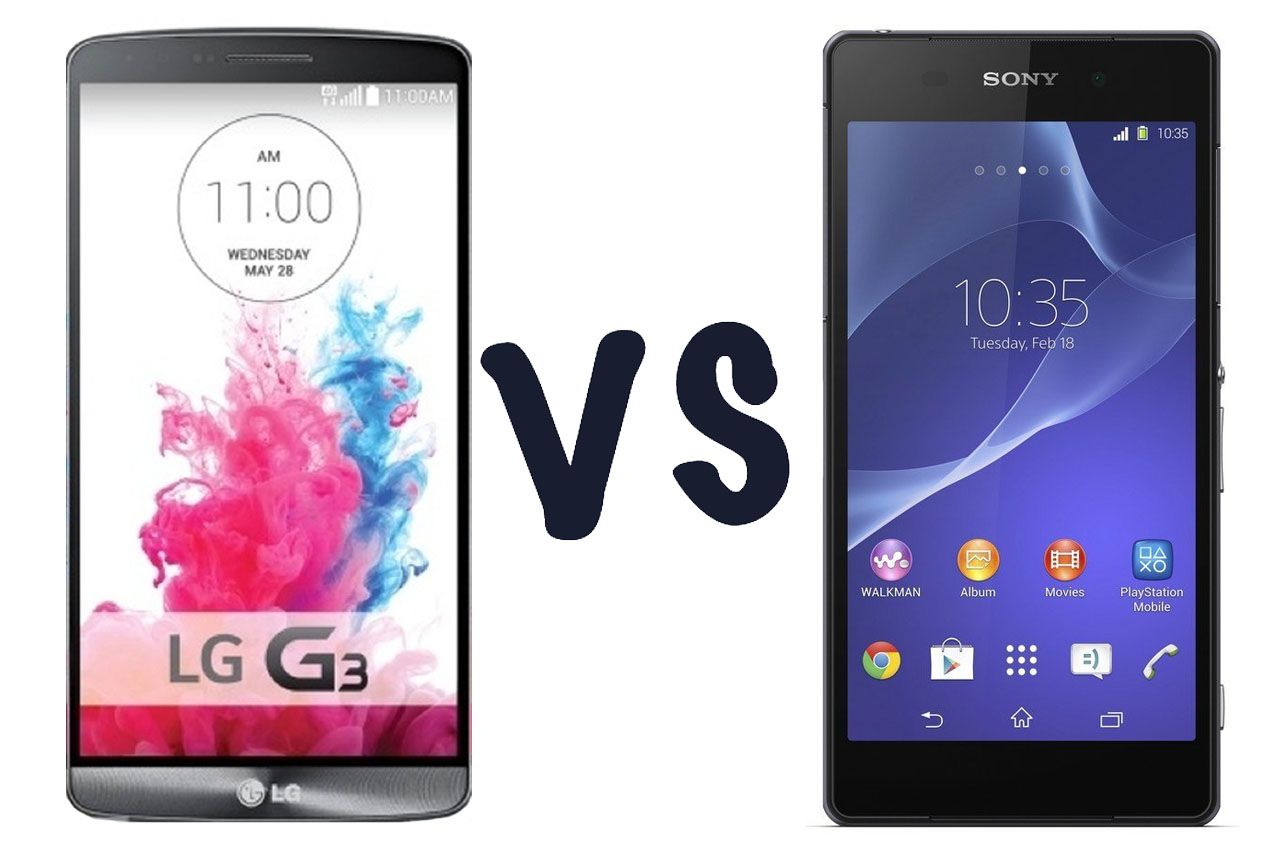 lg g3 vs sony xperia z2 what s the difference  image 1