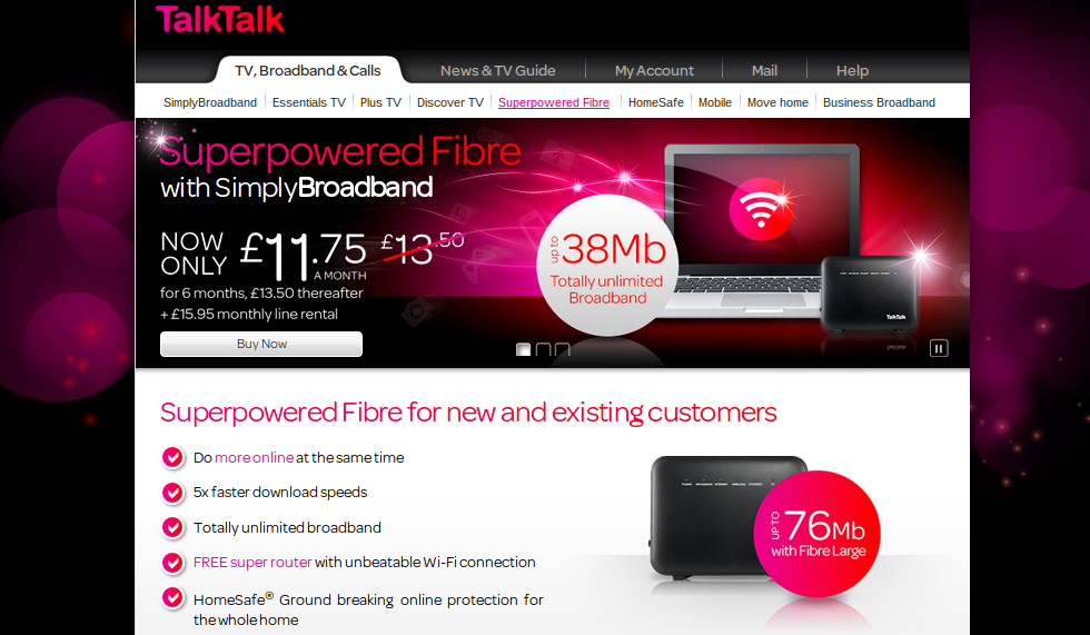 talktalk super router unveiled for fibre broadband connections image 1