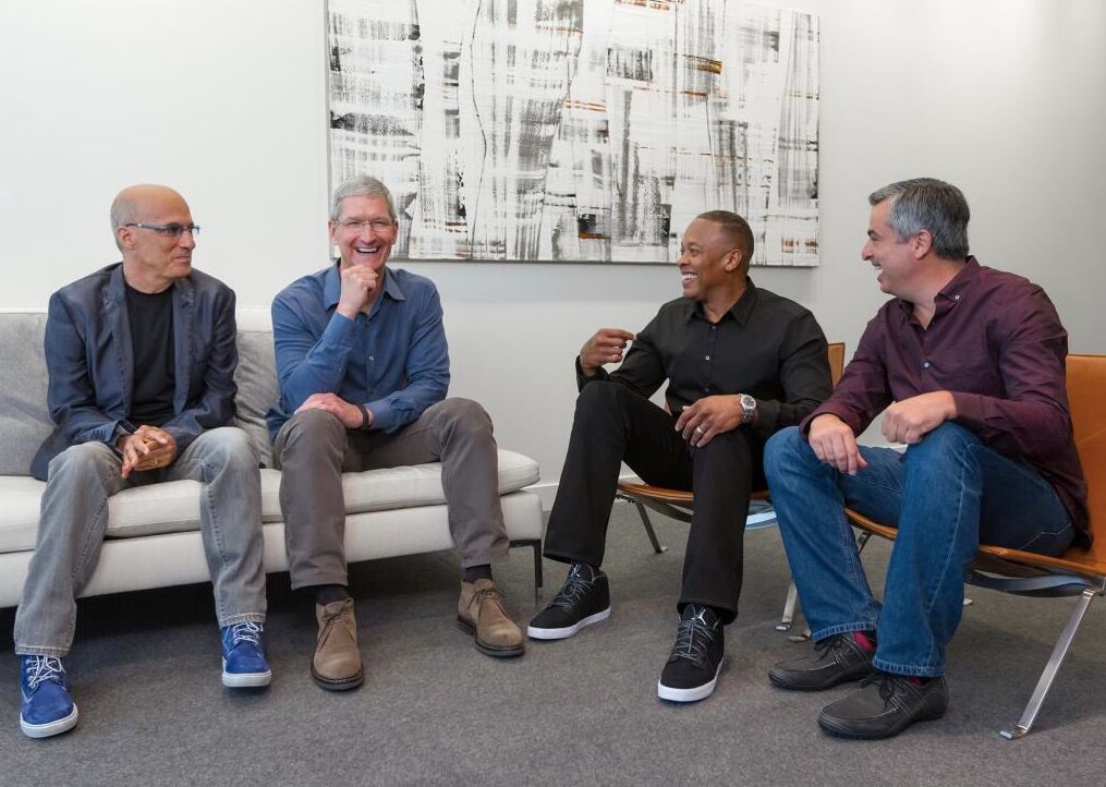 tim cook jimmy iovine and dr dre talk next steps in apple beats buyout image 1